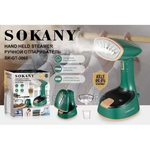 Sokany Sk-Gt-3065 Hand Held Garment Steamer 120ml