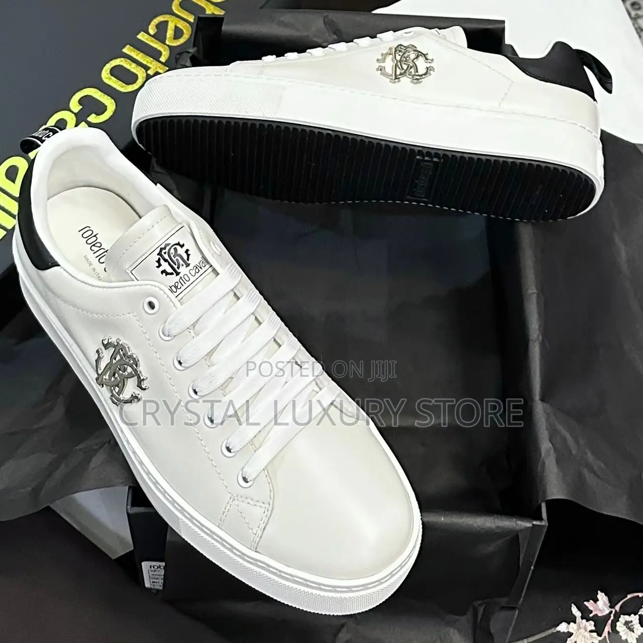Roberto Cavalli Quality Luxury Men Sneakers