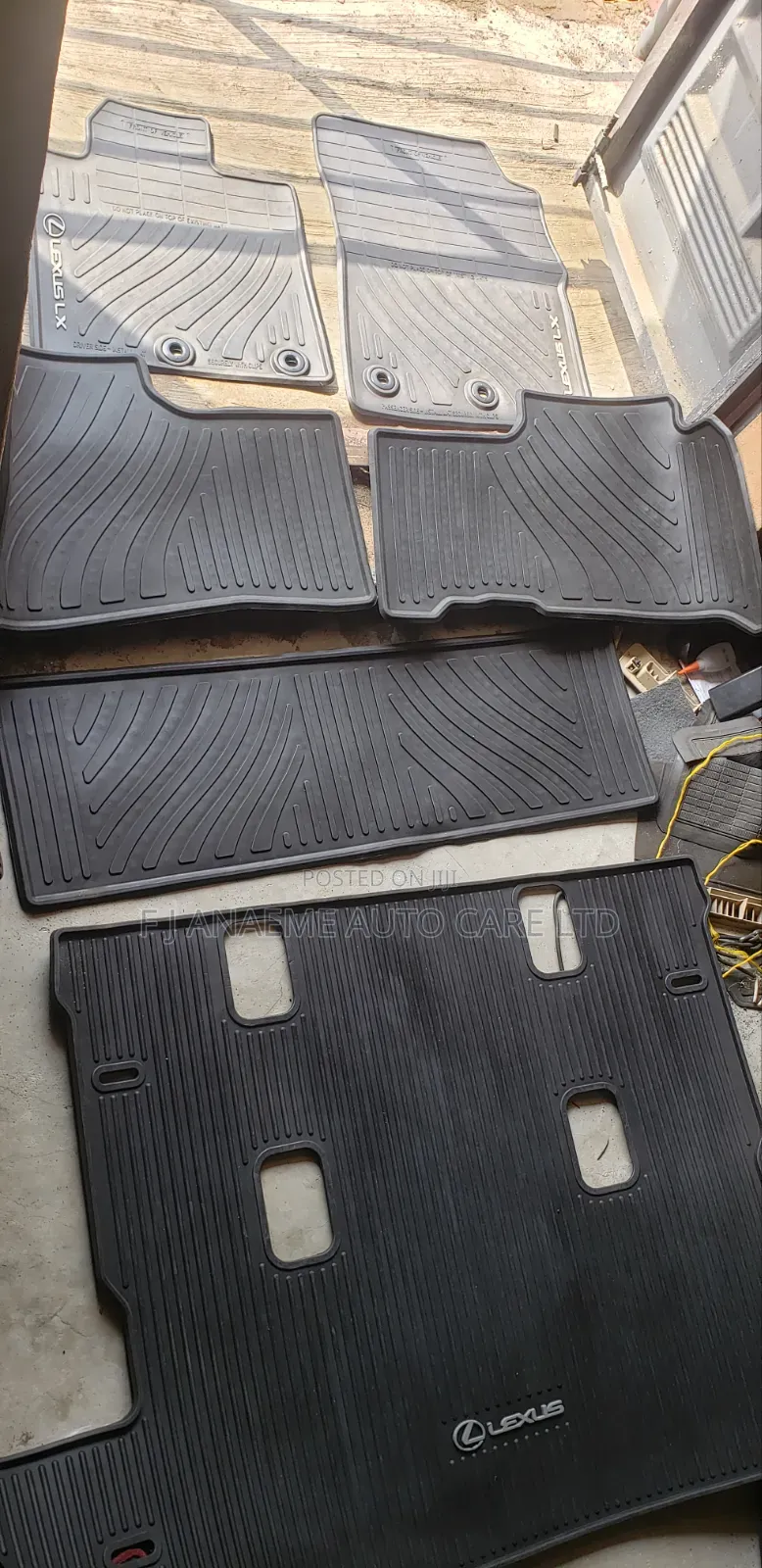 Lx570 Lexus Complete Three Seater Footmat