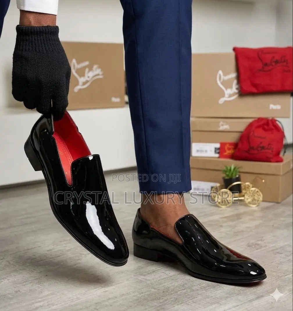 Christian Louboutin Quality Luxury Men Cooperate Shoe