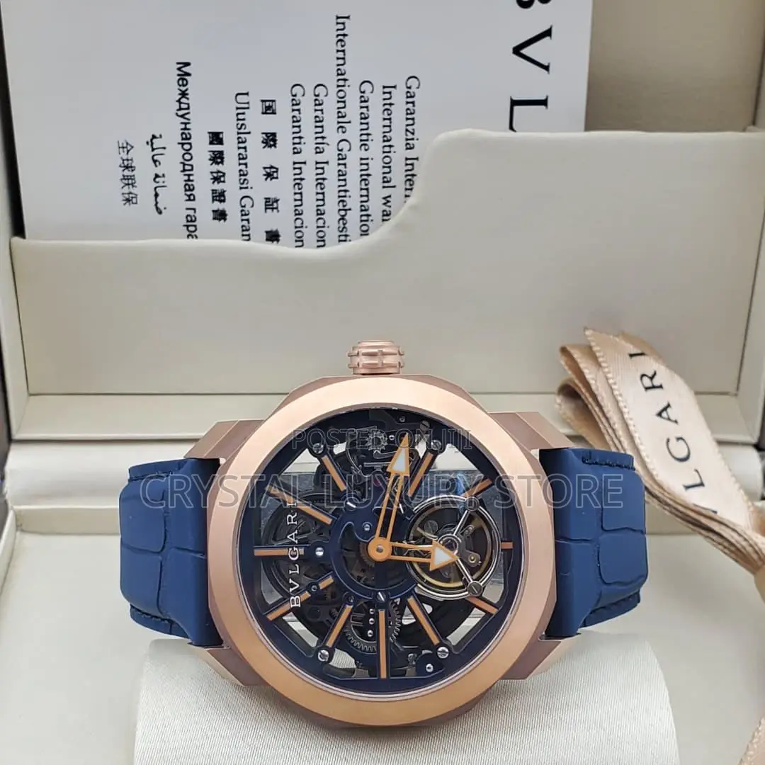 Bvlgari Quality Luxury Men Automatic Engine Wristwatch
