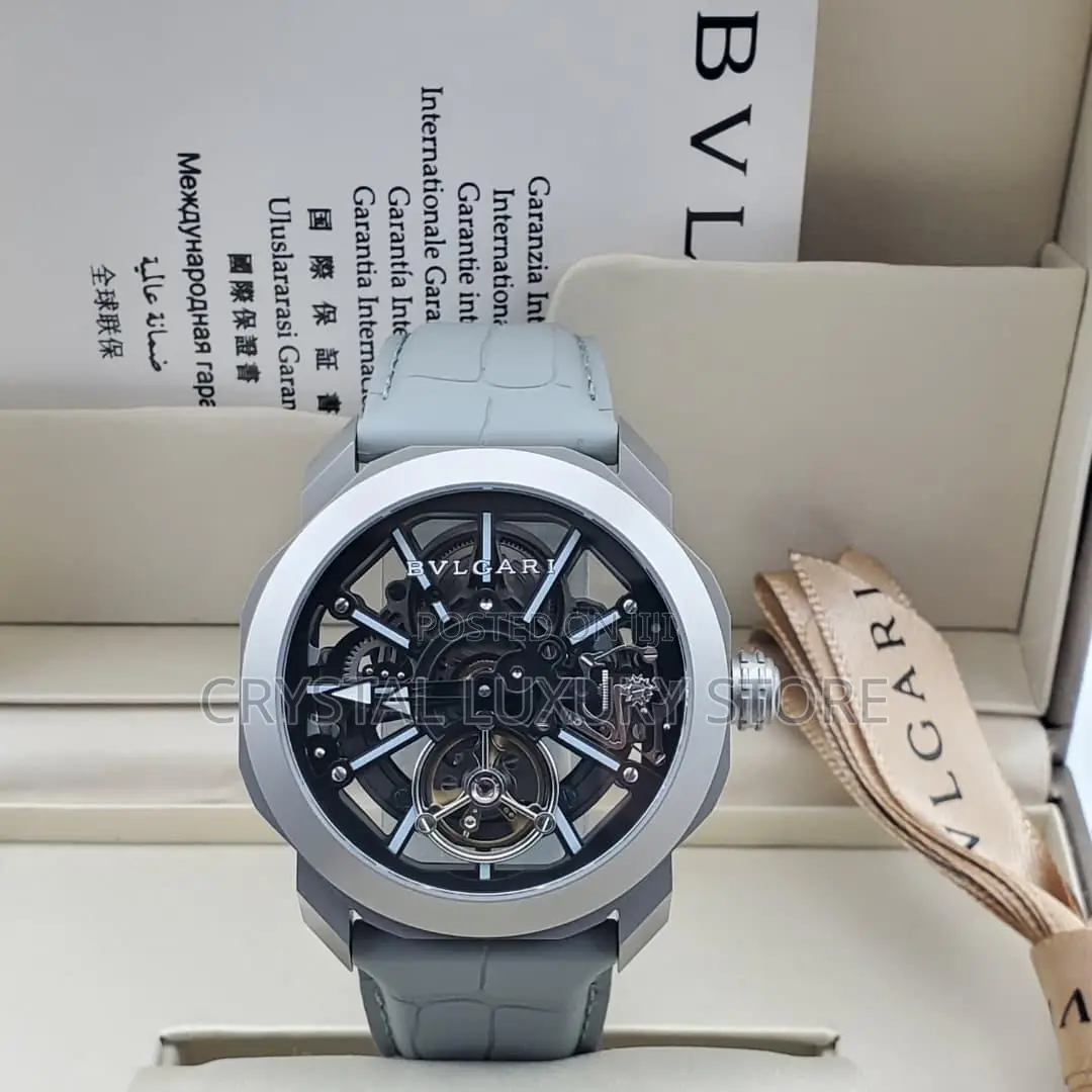 Bvlgari Quality Luxury Men Automatic Engine Wristwatch