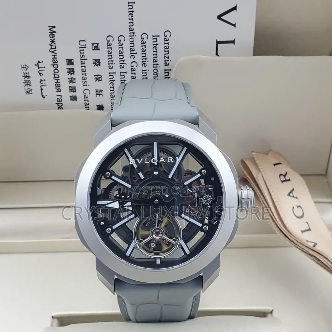 Bvlgari Quality Luxury Men Automatic Engine Wristwatch