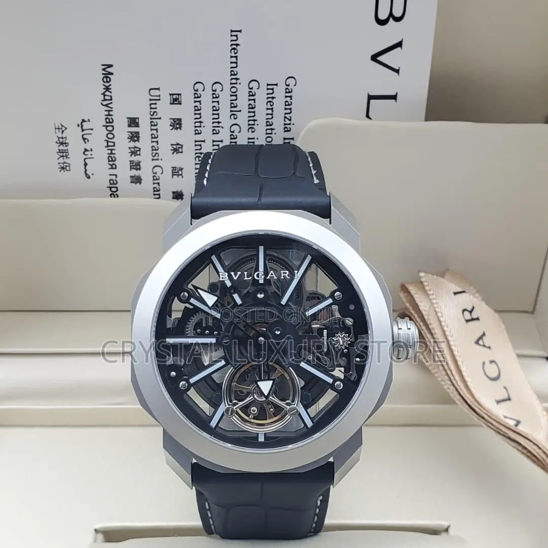 Bvlgari Quality Luxury Men Automatic Engine Wristwatch
