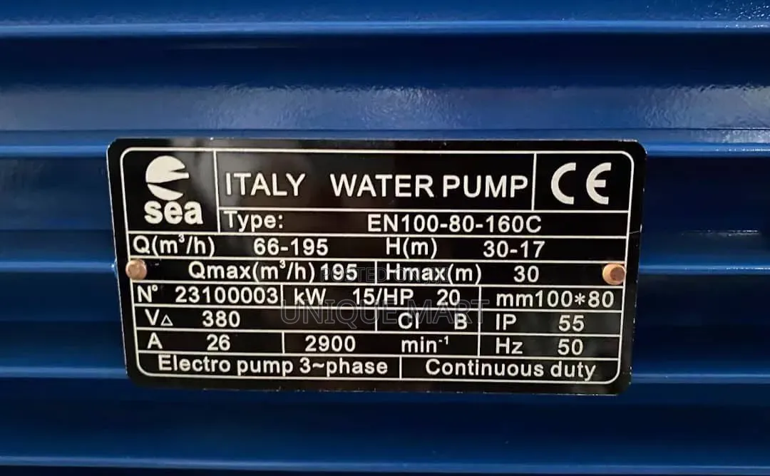20hp Industrial Surface Water Pump. 100% Copper Coil