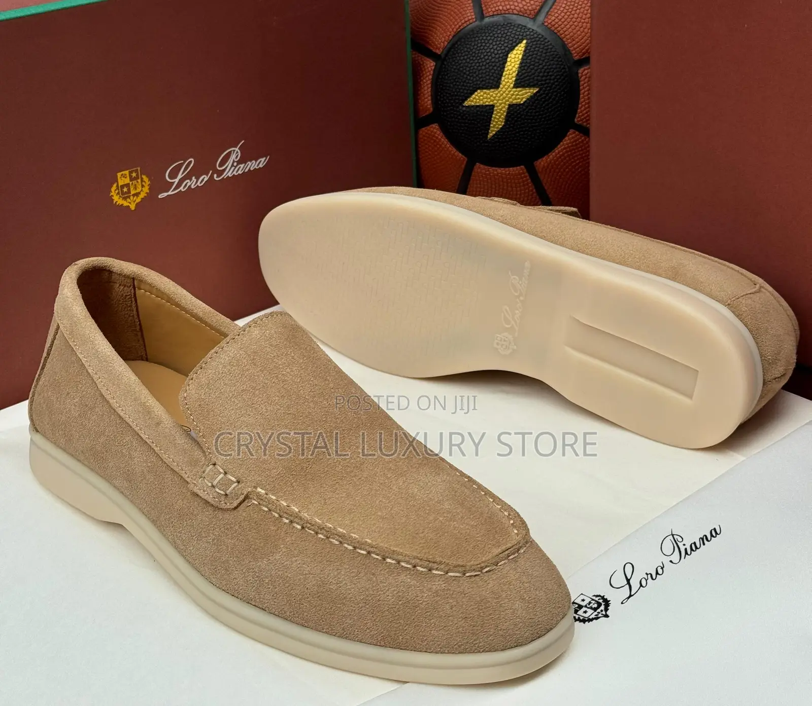 Loro Piana Quality Men Genuine Suede Shoe