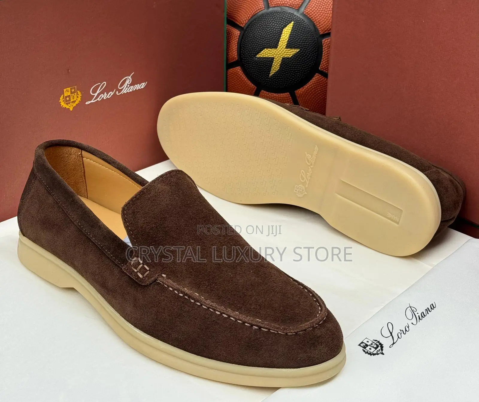 Loro Piana Quality Men Genuine Suede Shoe
