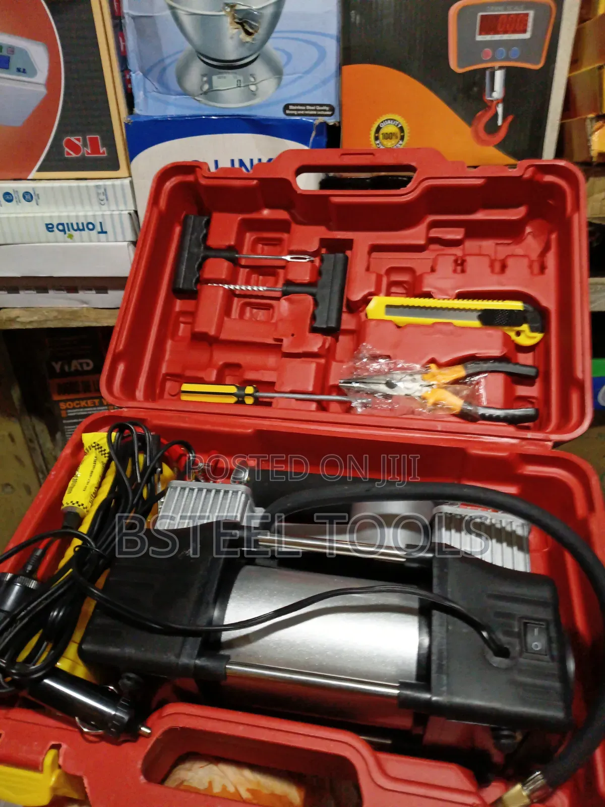 Automobile Air Compressor – Portable Car Tyre Inflator
