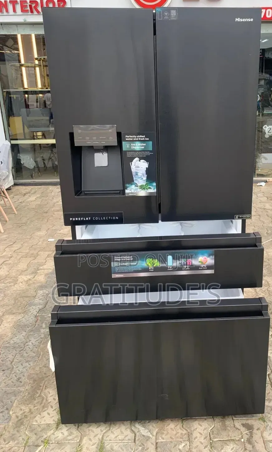 Hisense French Door Refrigerator 560 Liters