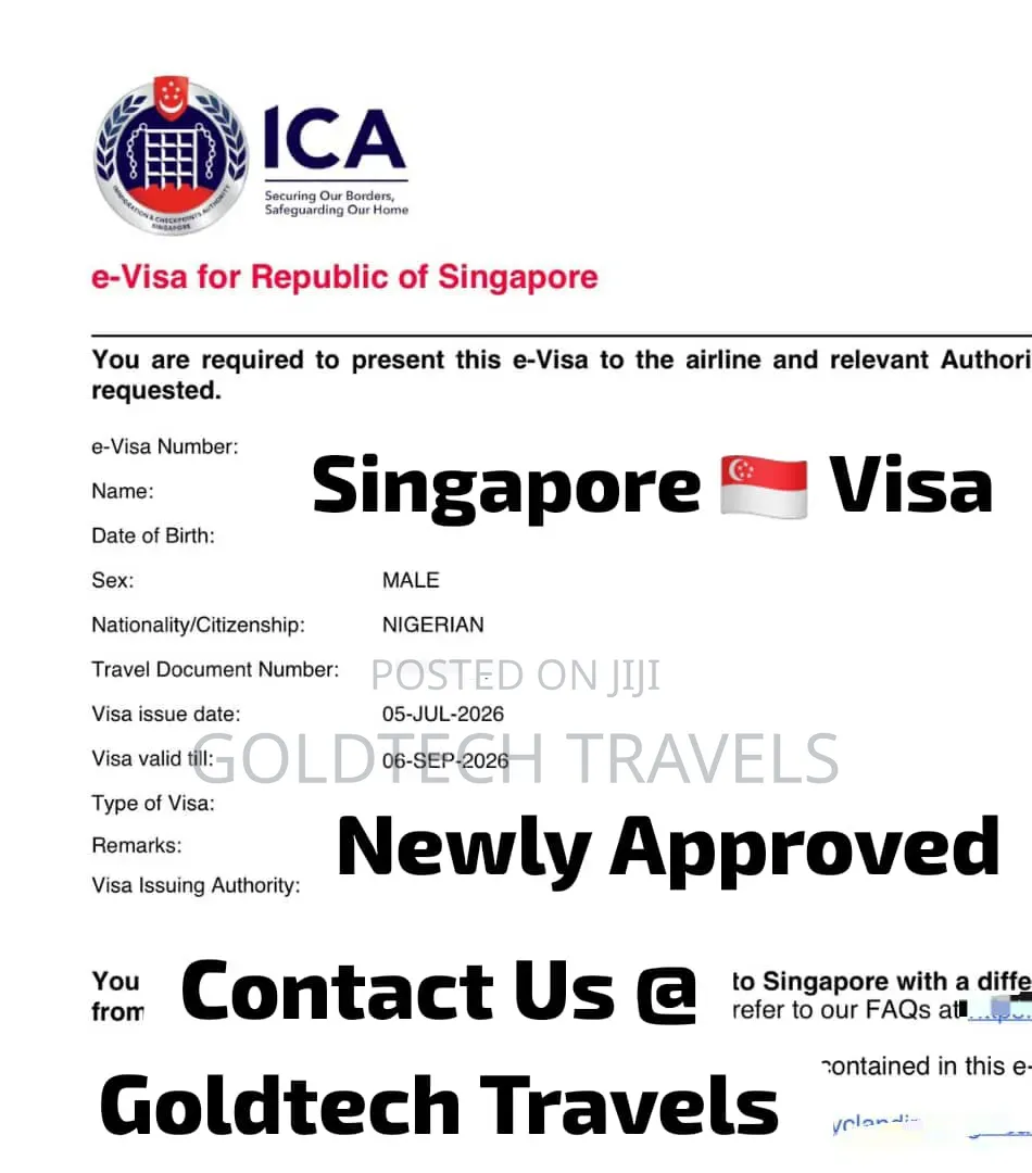 Singapore Tourist Visa Available