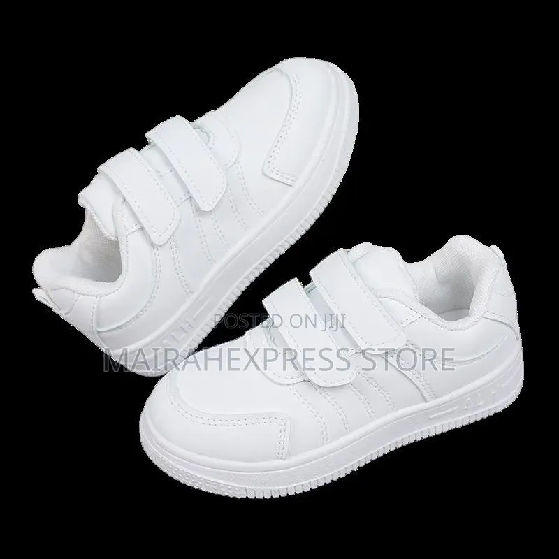 Double Straps White Sport Sneakers
(Size 27 - 37)