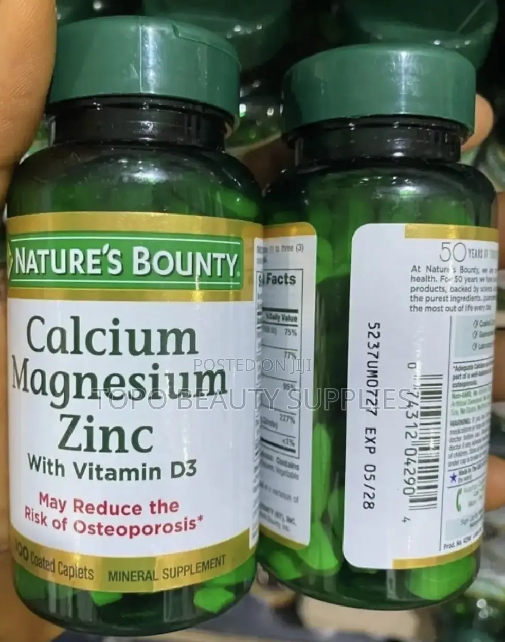 Calcium Magnesium Zinc With Vitamin D3