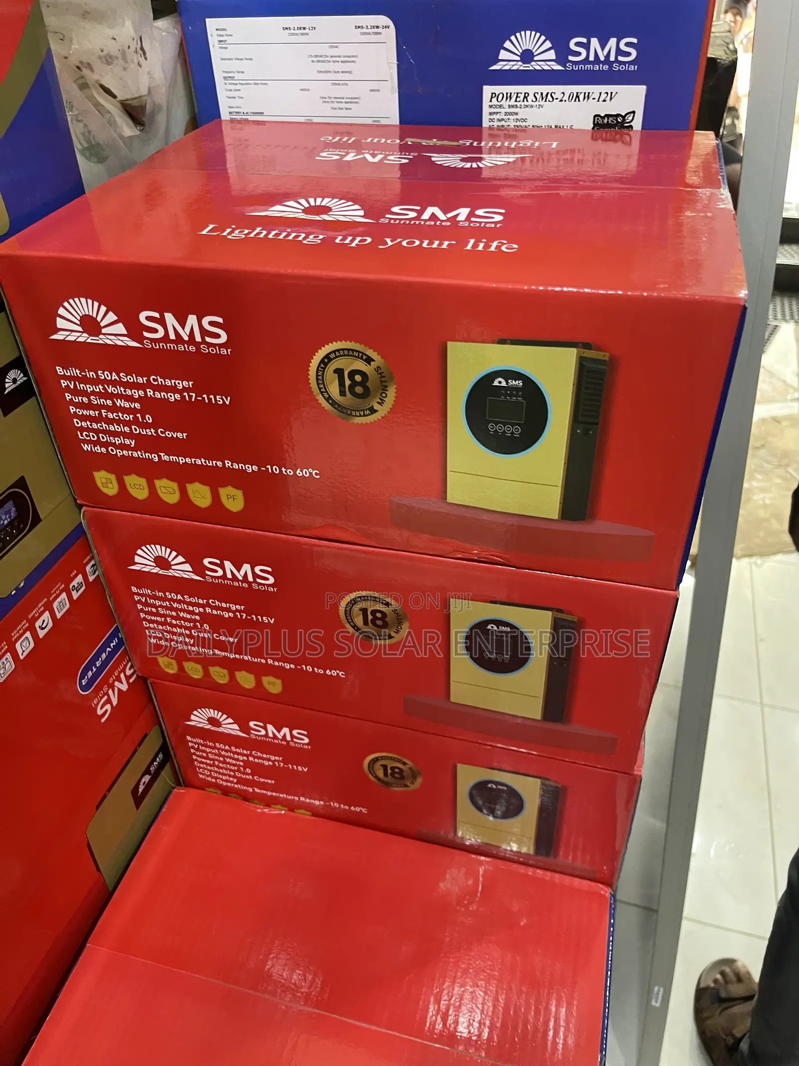 SMS 1.2kva 12v Solar Hybrid Inverter