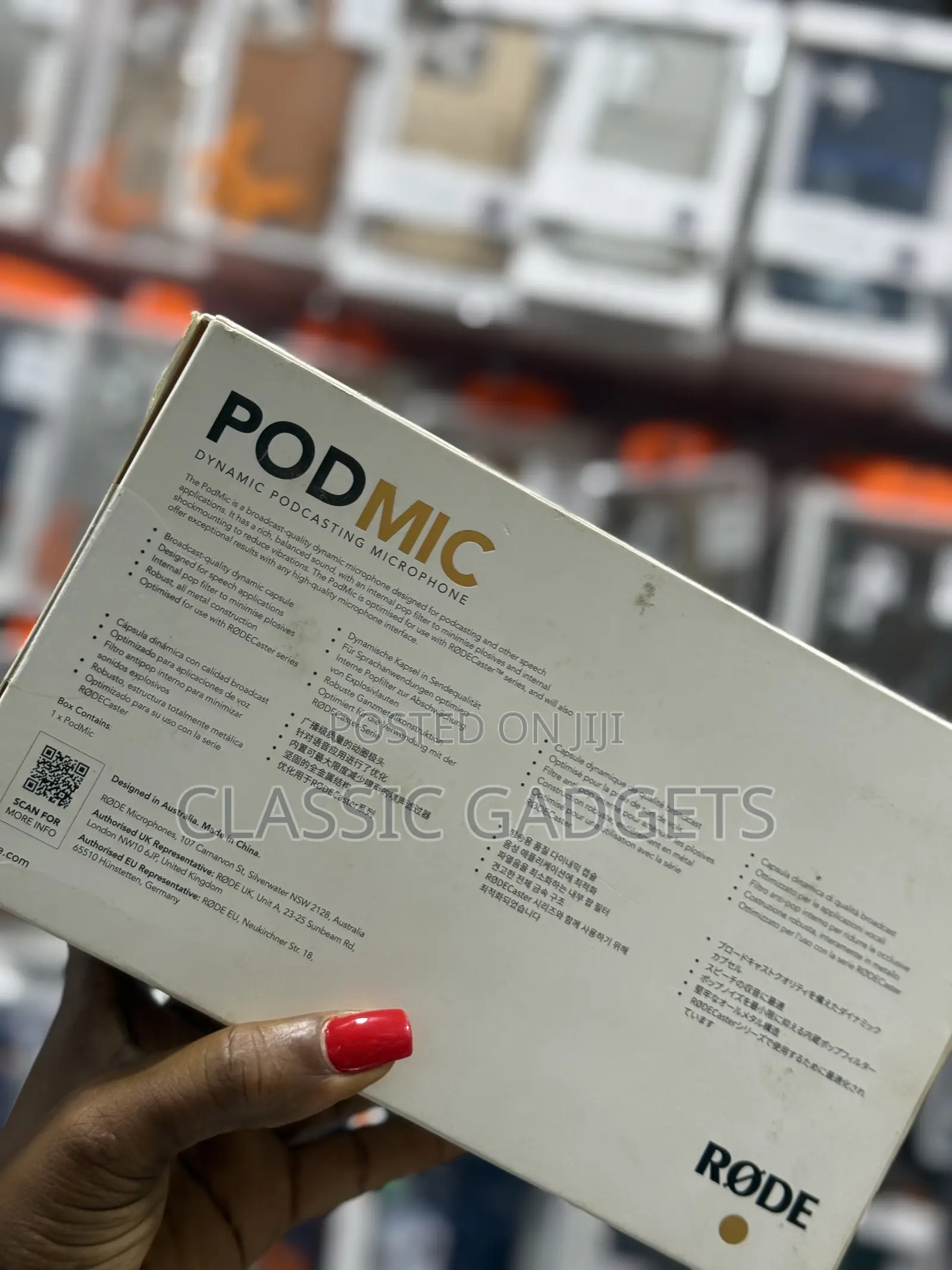 Røde Podmic Cardioid Dynamic Broadcast Microphone