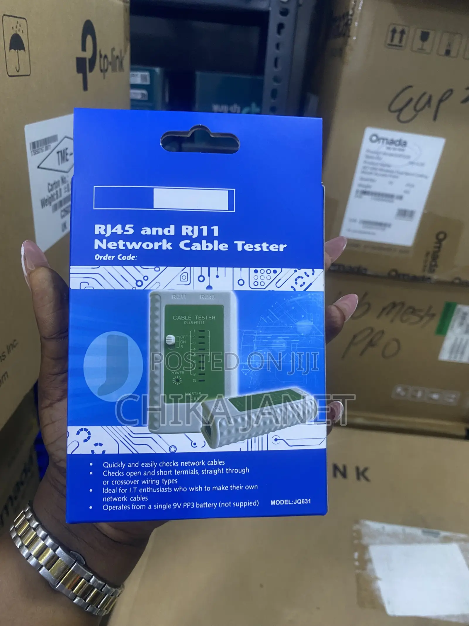 Rj45 and Rj11 Network Cable Tester