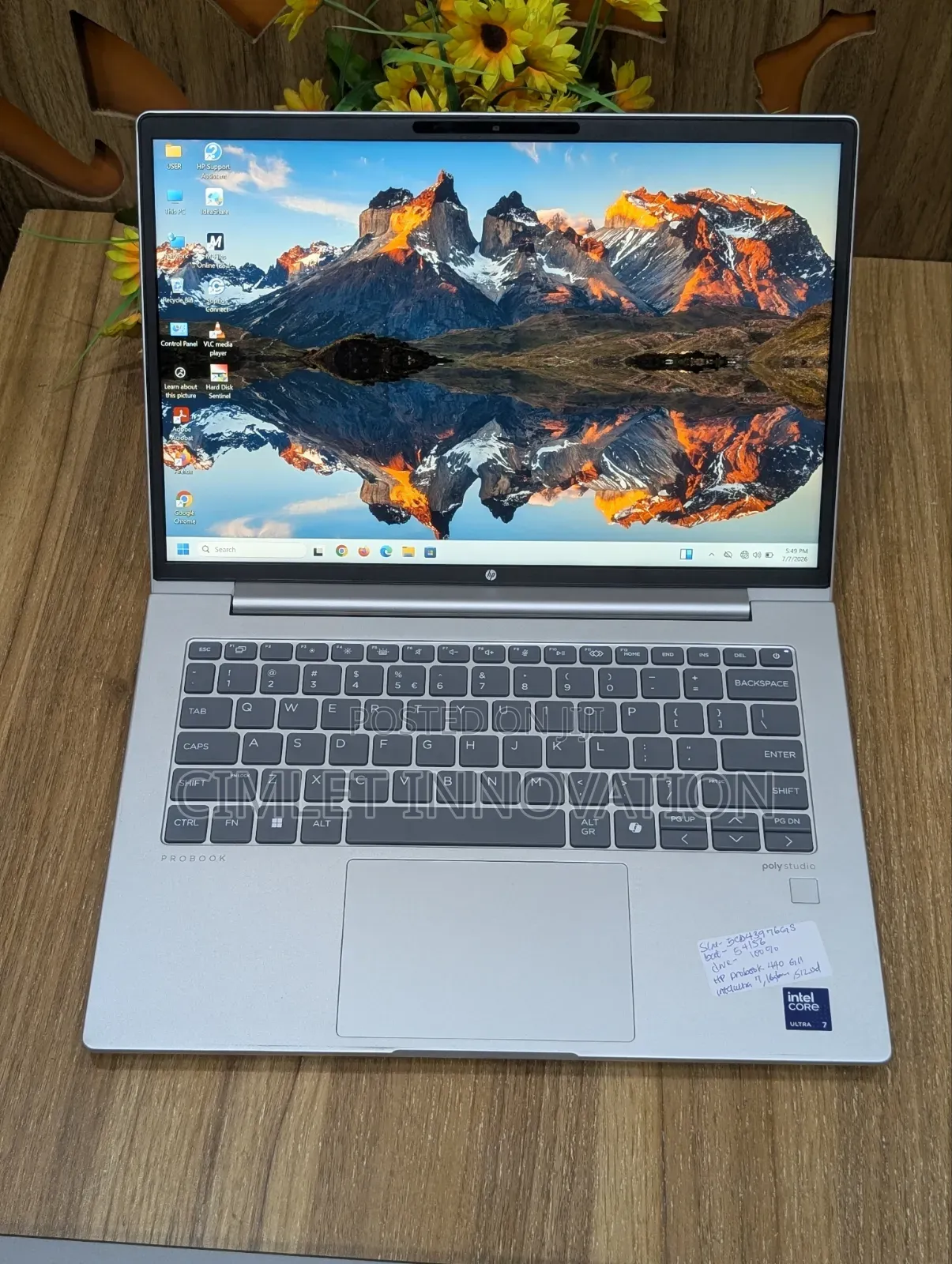 Laptop HP ProBook 440 16GB Intel Core Ultra 7 SSD 512GB