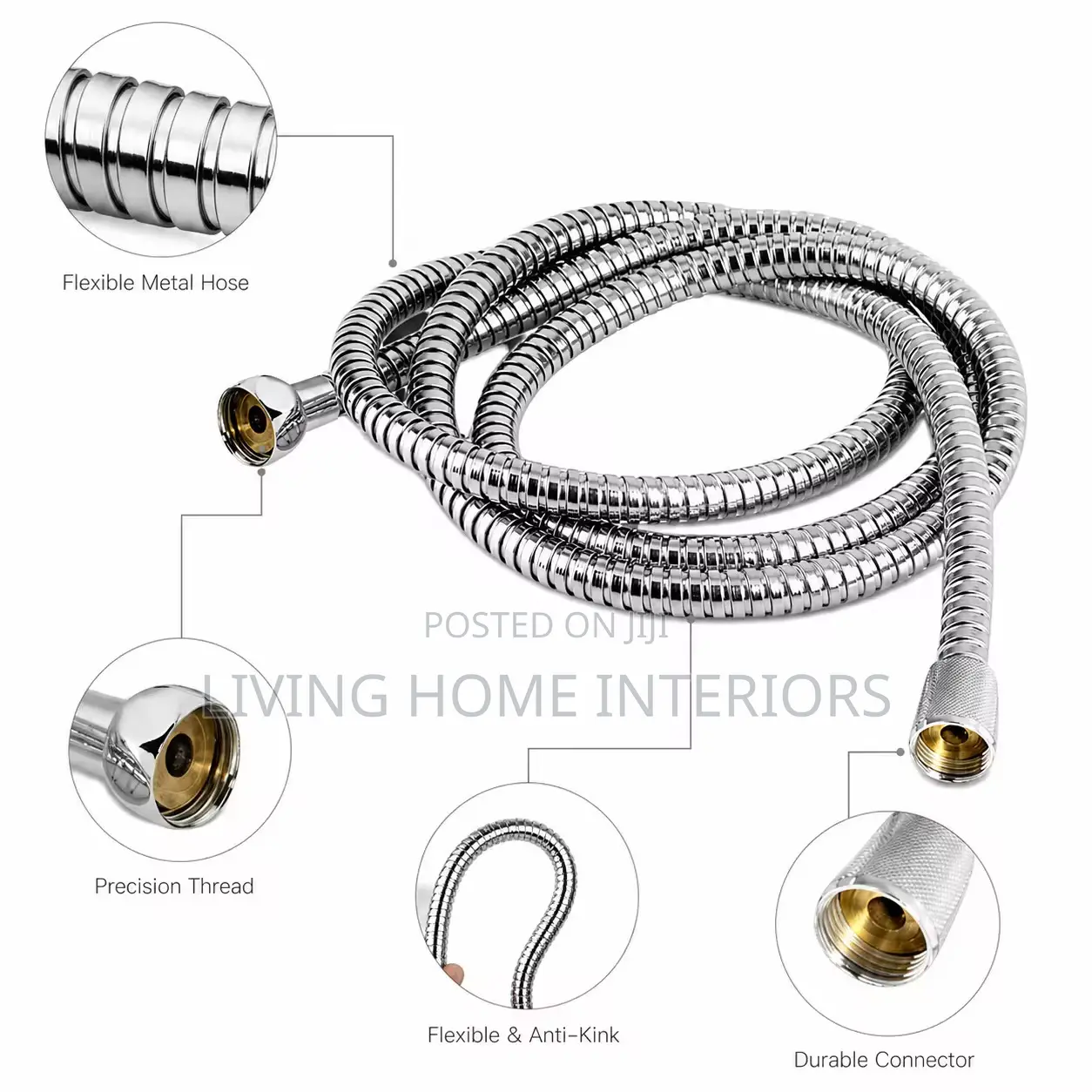 150cm a Flexible Stainless Steel Shower Hose