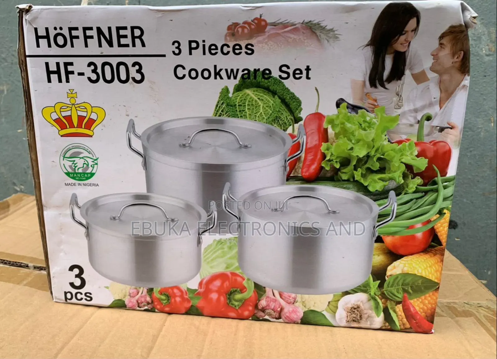 Hoffner (Hf-3003) 3-Pieces Cookware Set Is Available Now