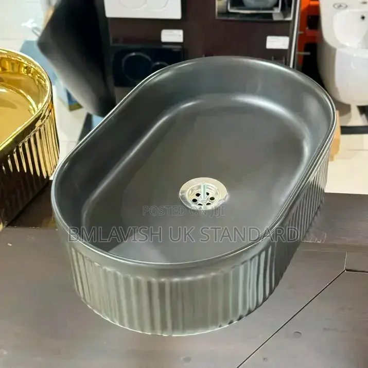 Luxury Black Countertop Wash Hand Basin