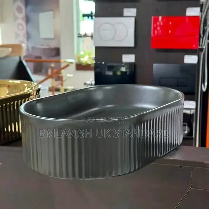 Luxury Black Countertop Wash Hand Basin