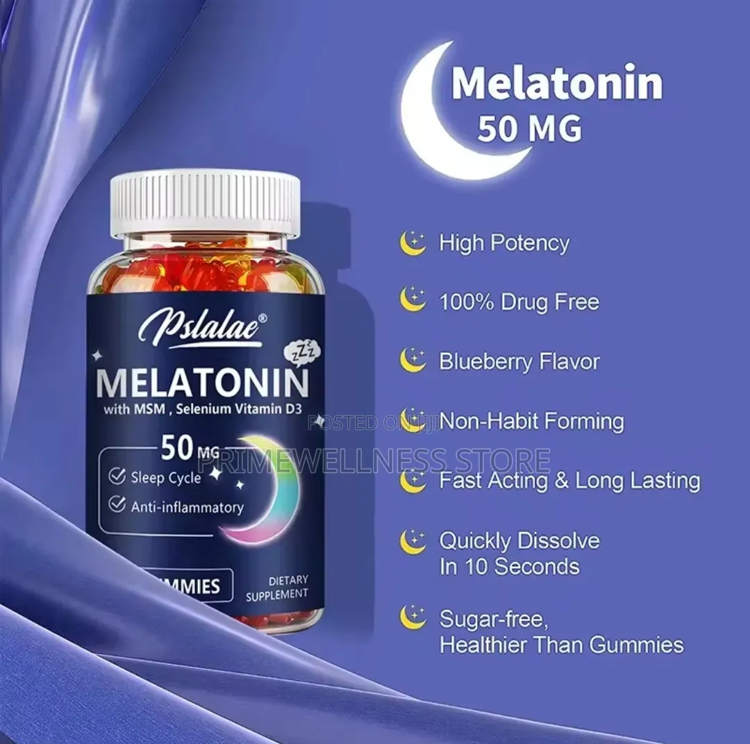 Melatonin With MSM +Zinc +Selenium +Vitamin D3 Gummies