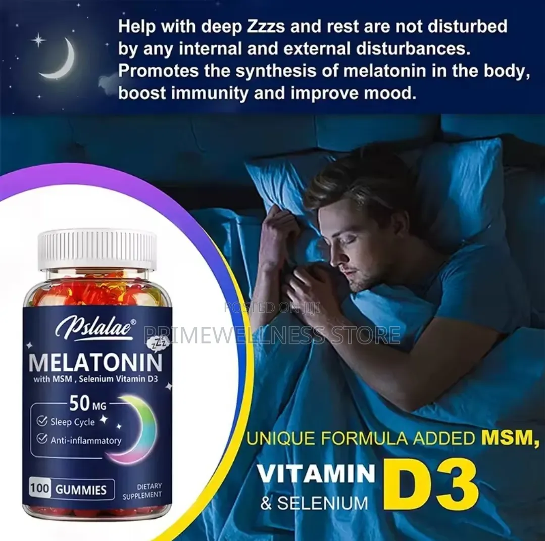 Melatonin With MSM +Zinc +Selenium +Vitamin D3 Gummies