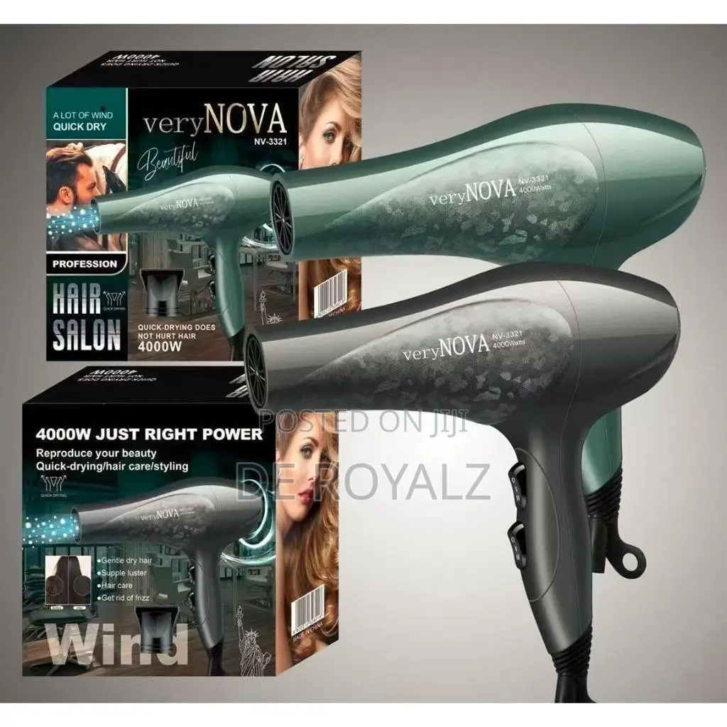 Very Nova Hair Dryer 4000w