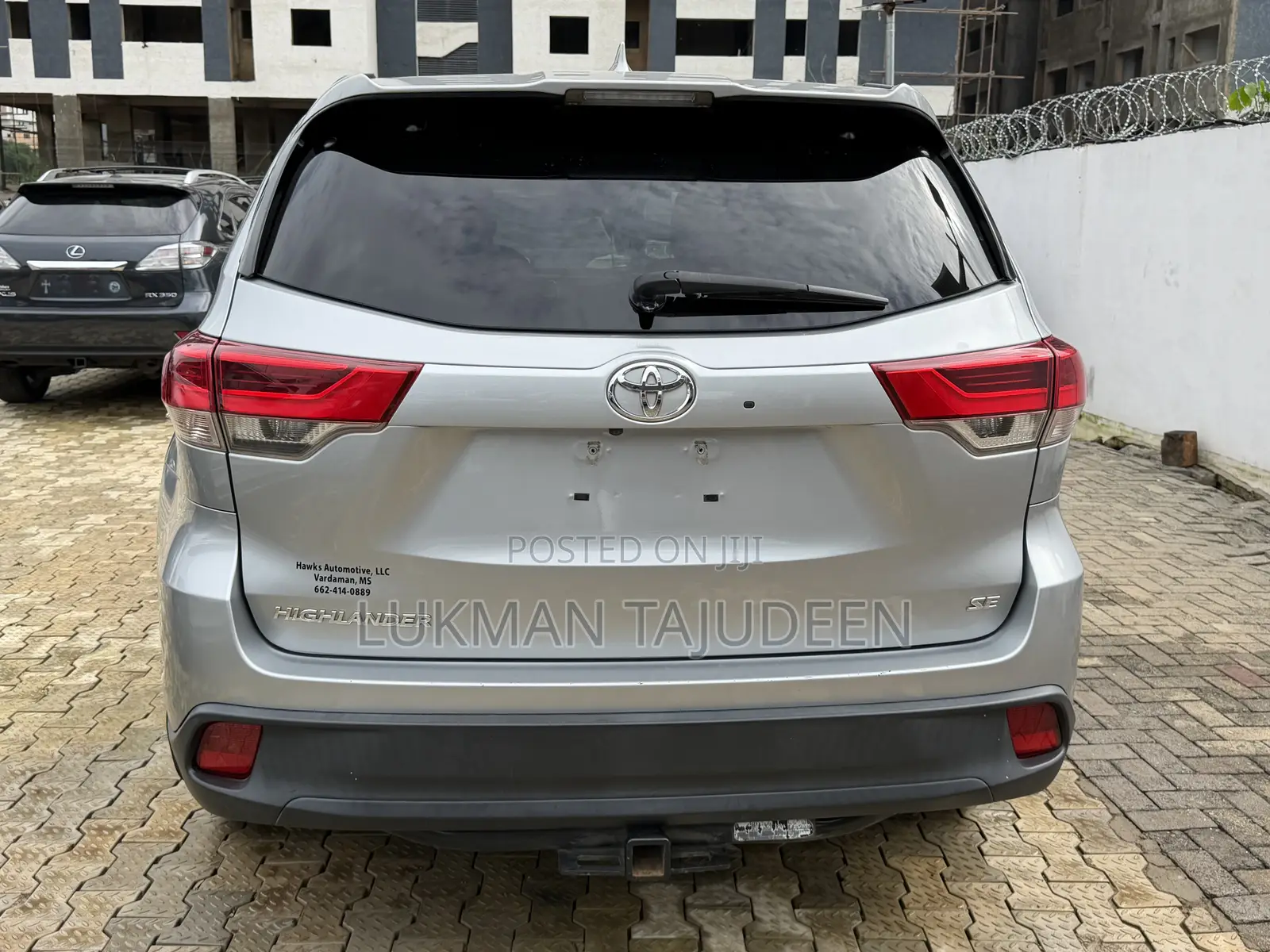 Toyota Highlander SE 4x2 V6 (3.5L 6cyl 8A) 2017 Silver