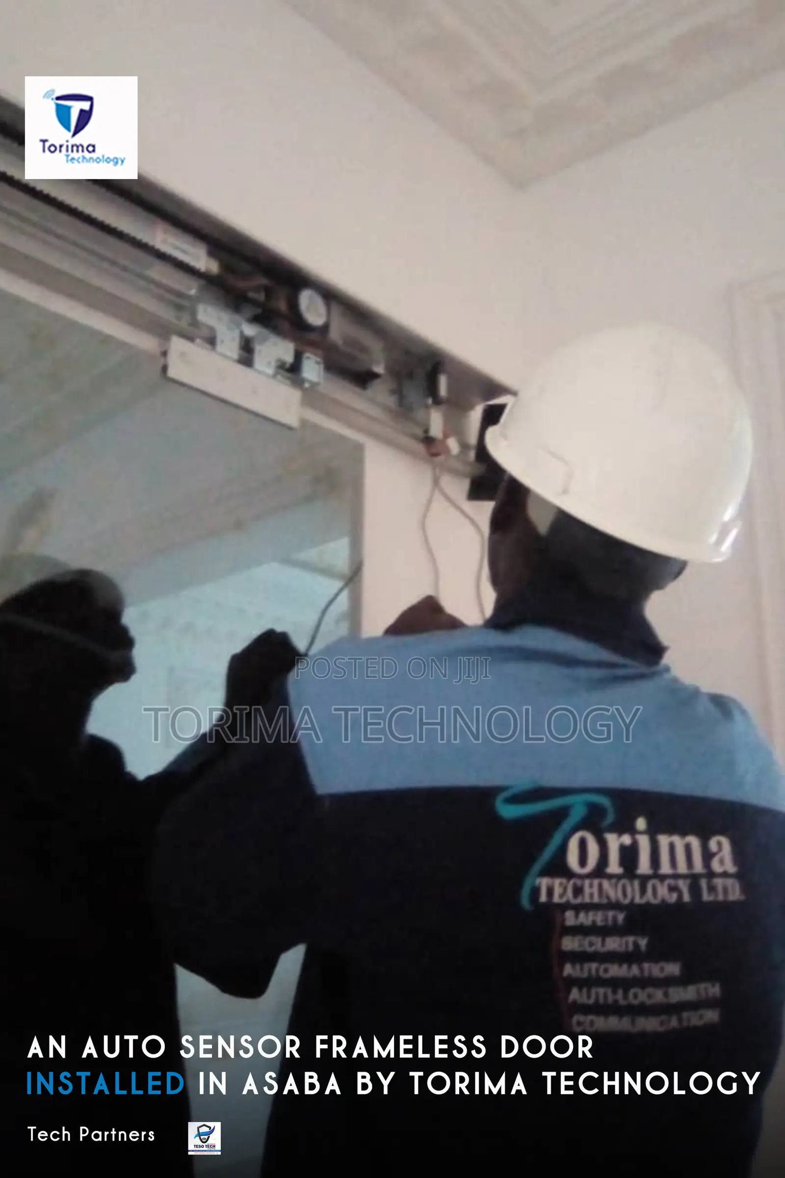 Automatic Frameless Sensor Door