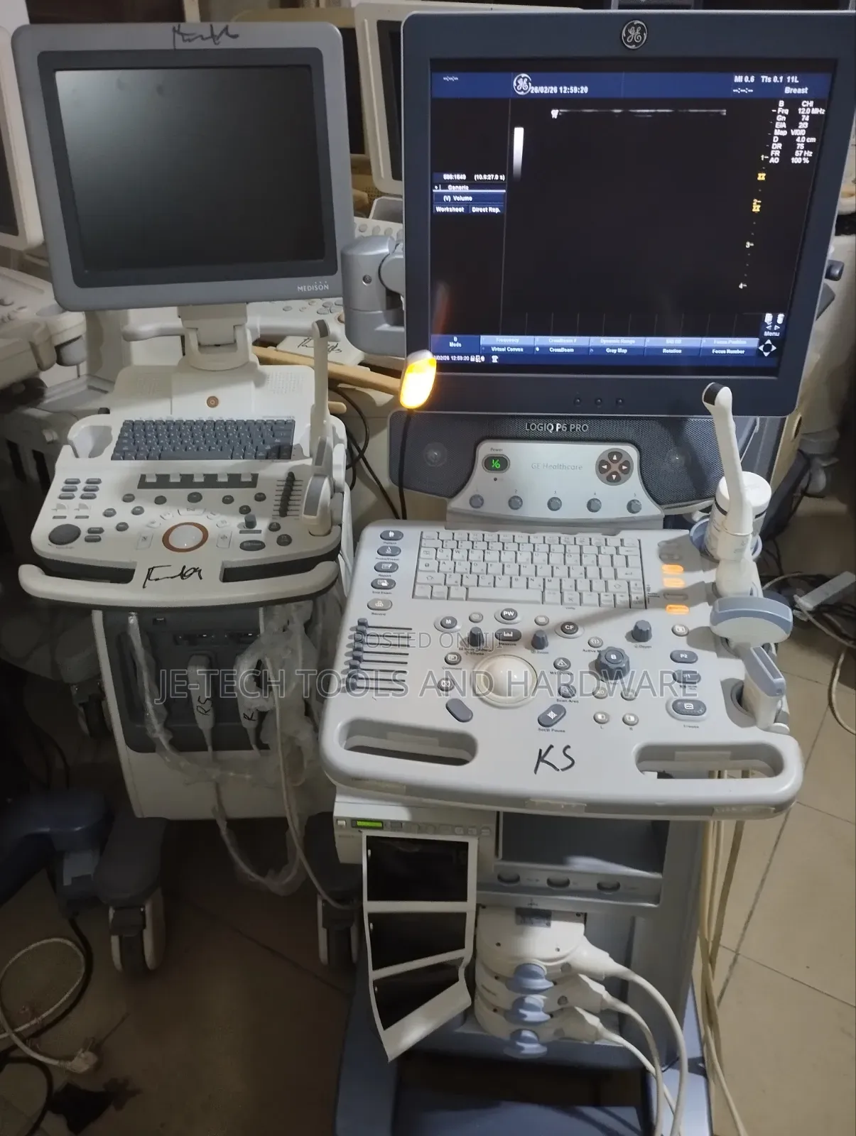 2d Color Doppler Ge Logiq P6 Ultrasound (Cardiac)