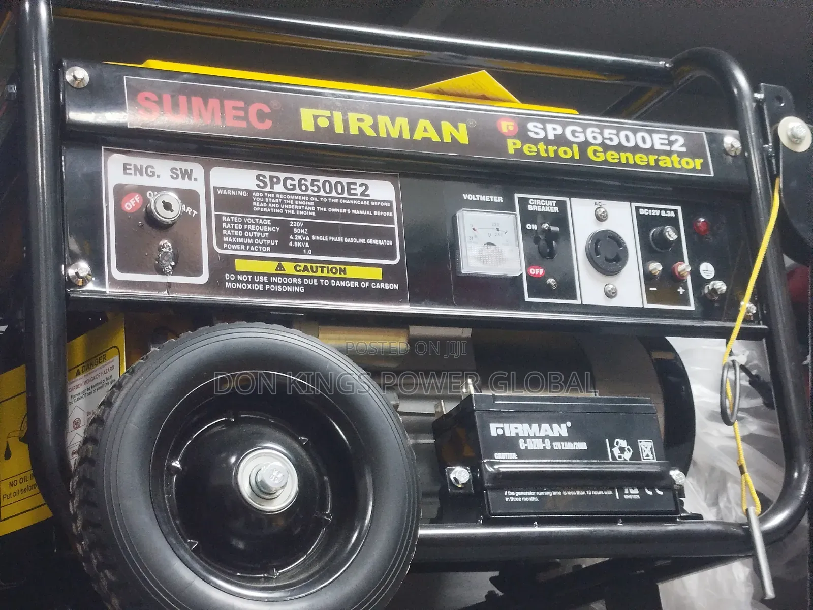 Sumec Firman Spg6500 4.5kva Electric Start Generator