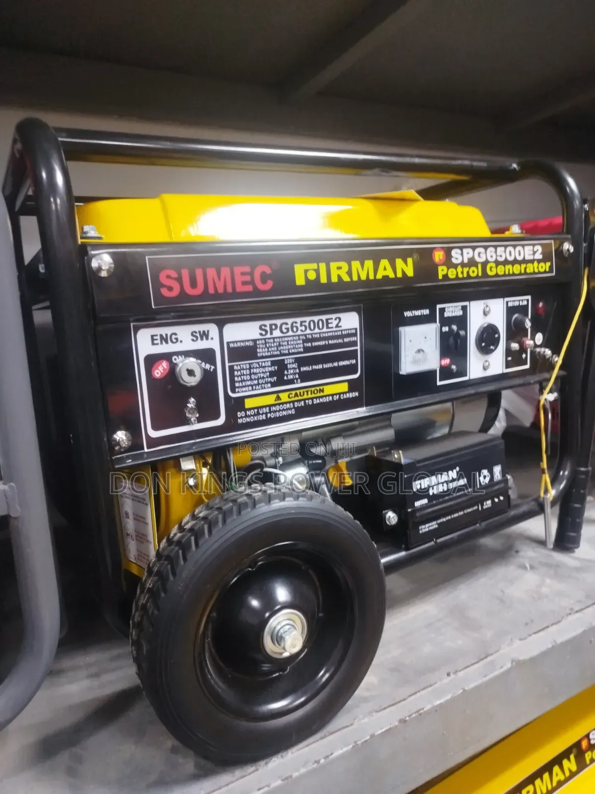 Sumec Firman Spg6500 4.5kva Electric Start Generator