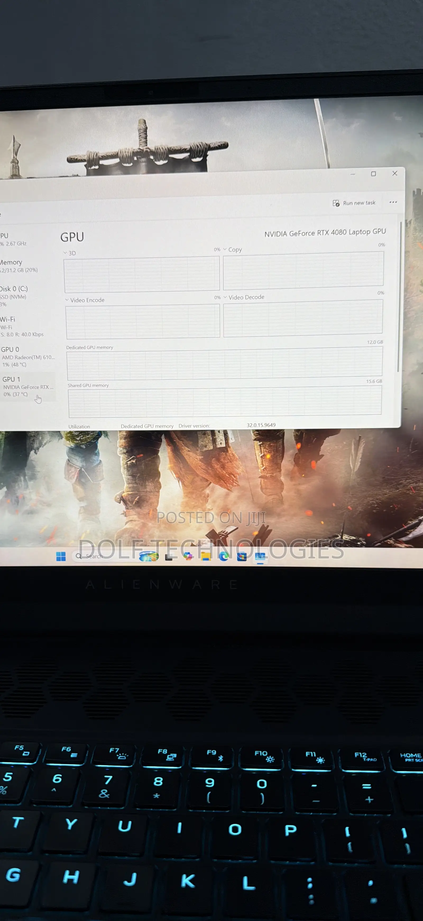 Laptop Alienware M16 R1 32GB AMD Ryzen 9 SSD 1T