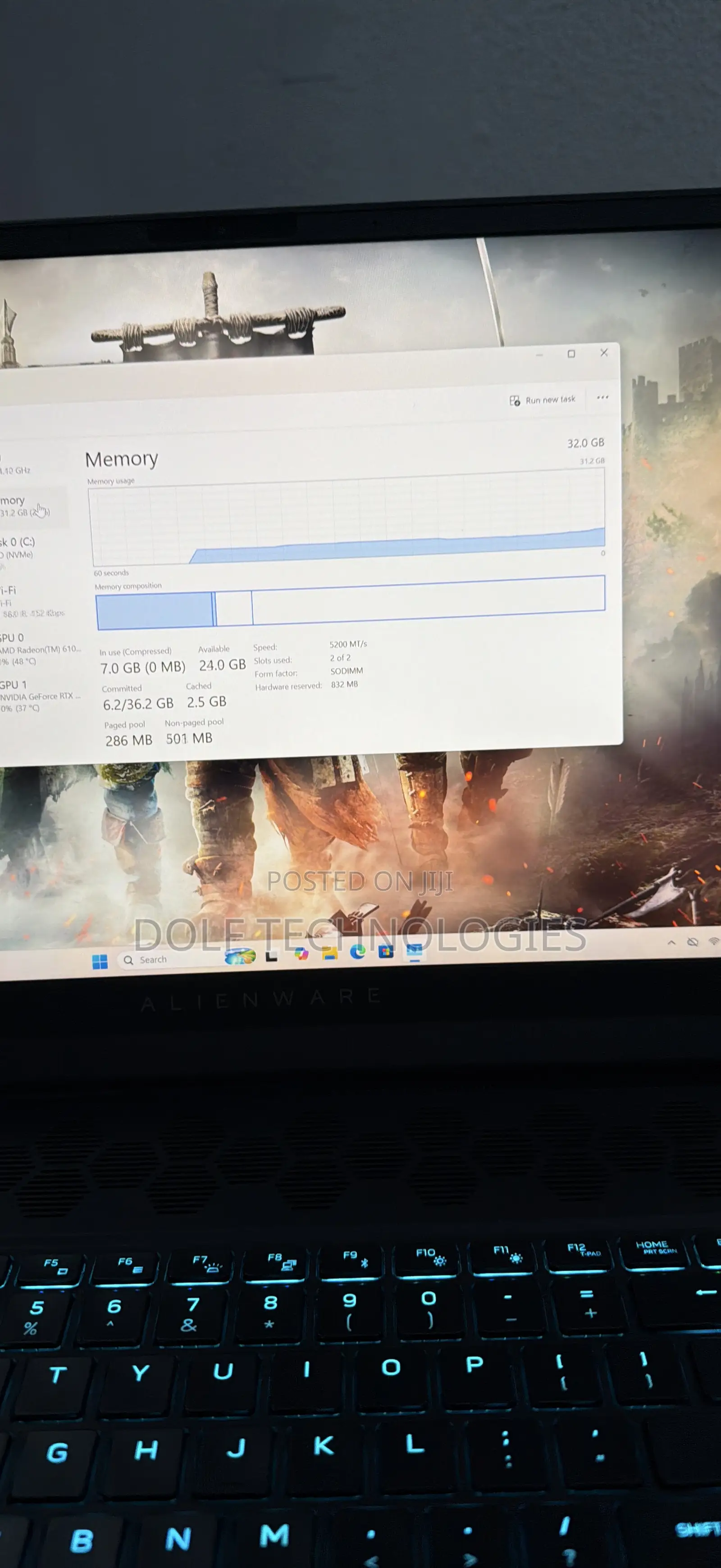 Laptop Alienware M16 R1 32GB AMD Ryzen 9 SSD 1T