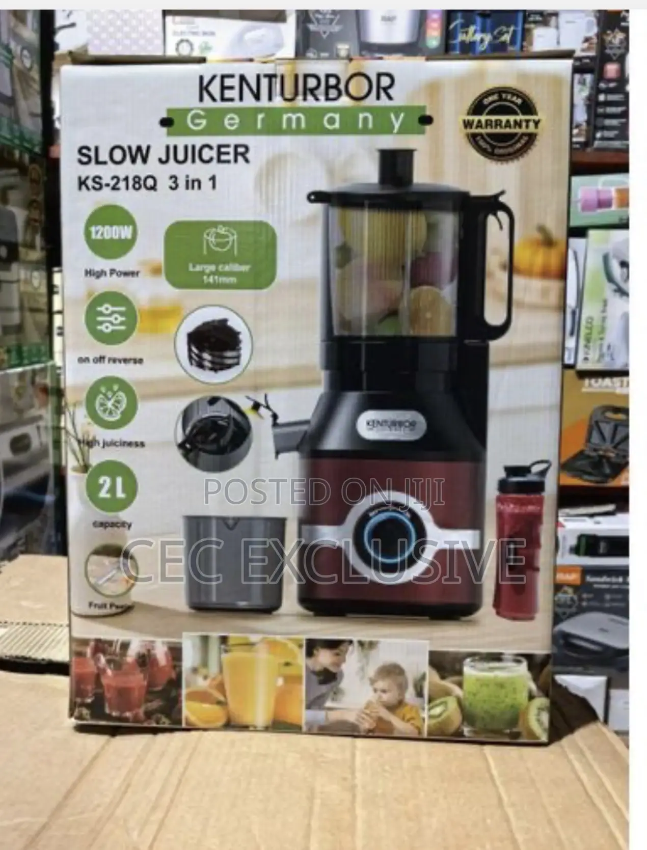 1.7l Kenwood Slow Juice Mixer