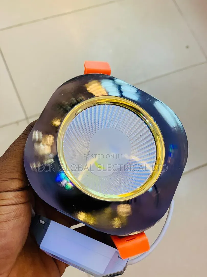 Recessed Cob Pop Ceiling Spotlight – 3 Color Led Downlight
