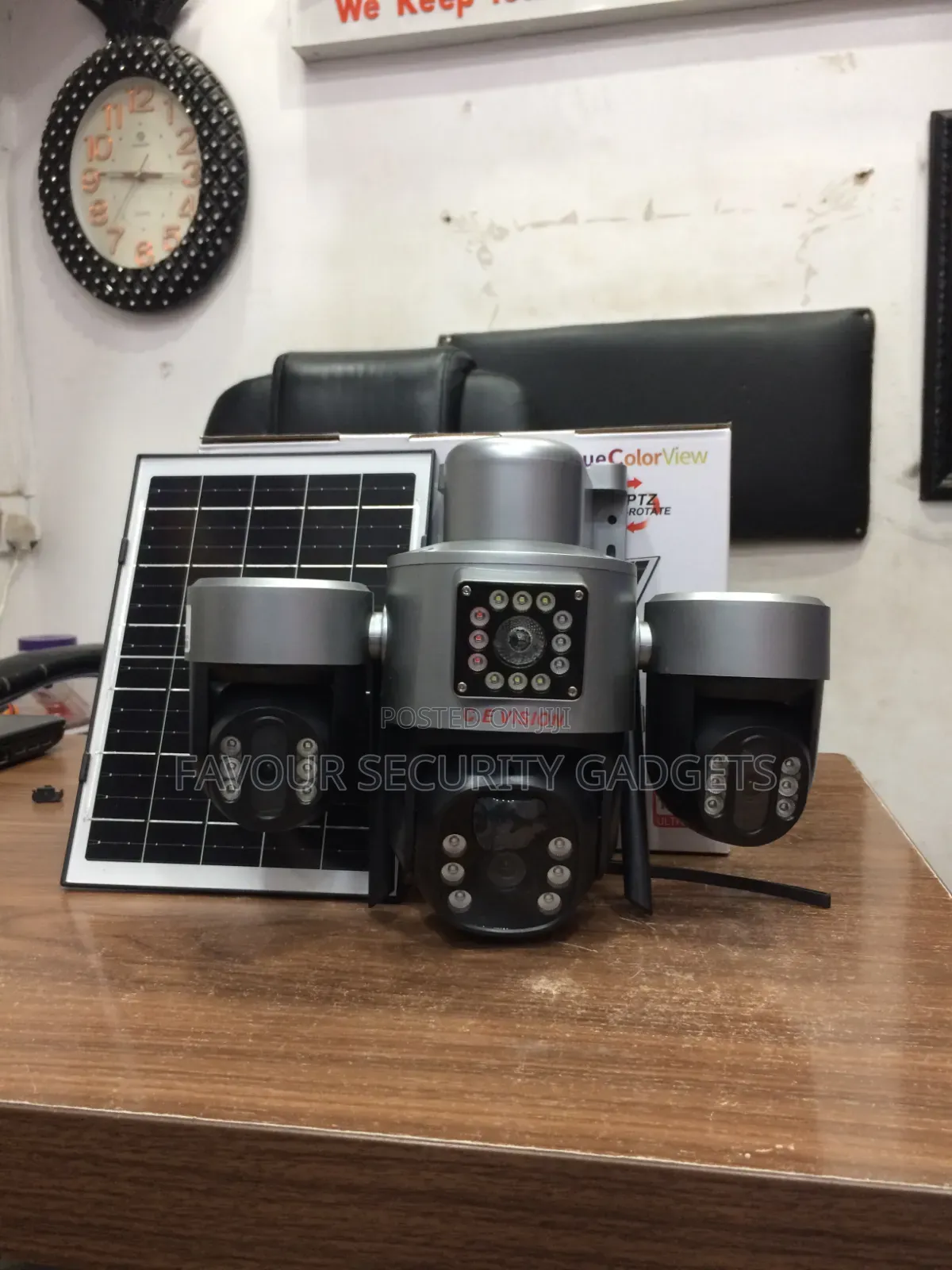 T34 Triple Lens Solar Camera