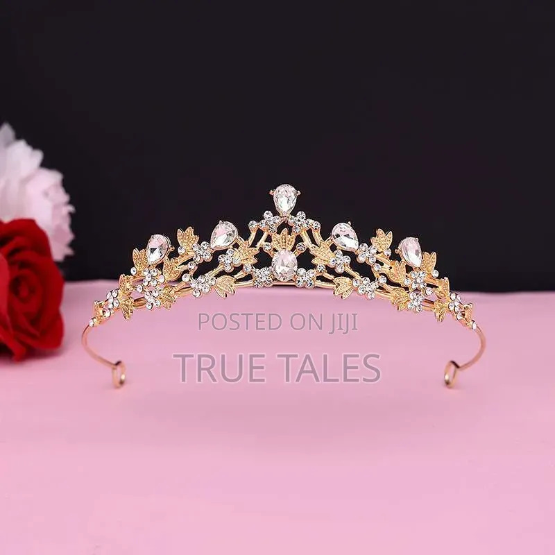 Girls Silver Bigger Swan Crystal Tiara Hair Crown