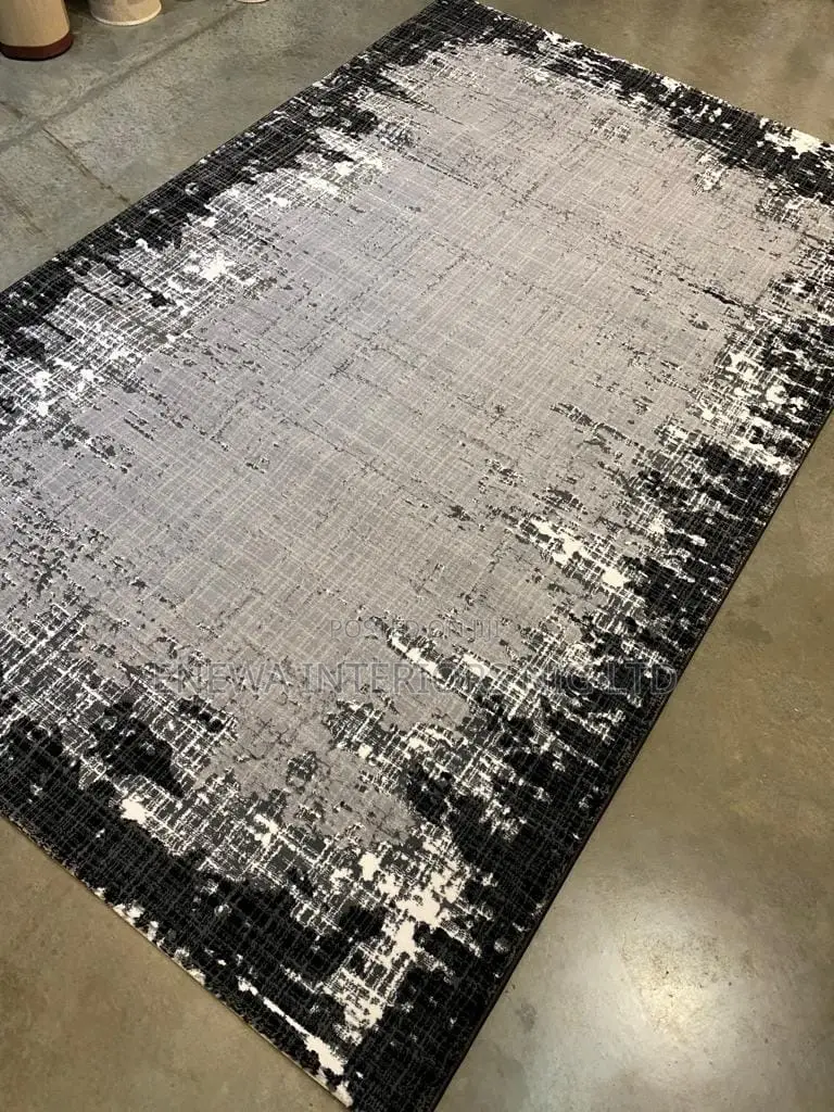 Black/Grey Color Rug Carpet