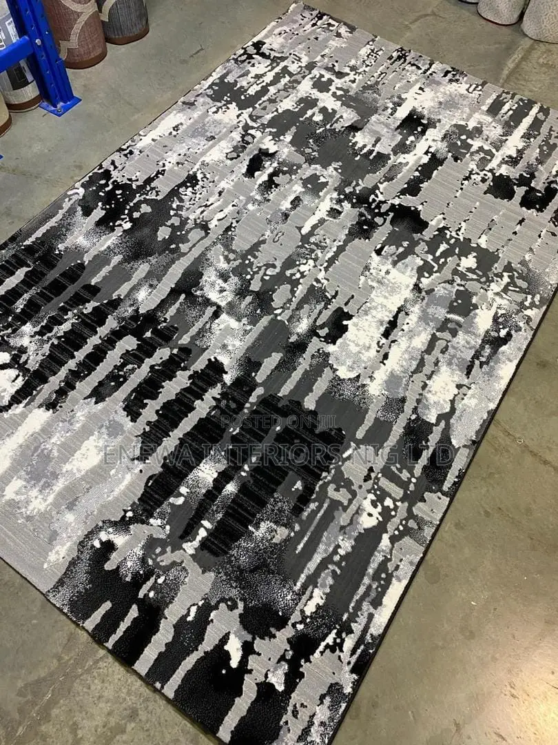 Black/Grey Color Rug Carpet