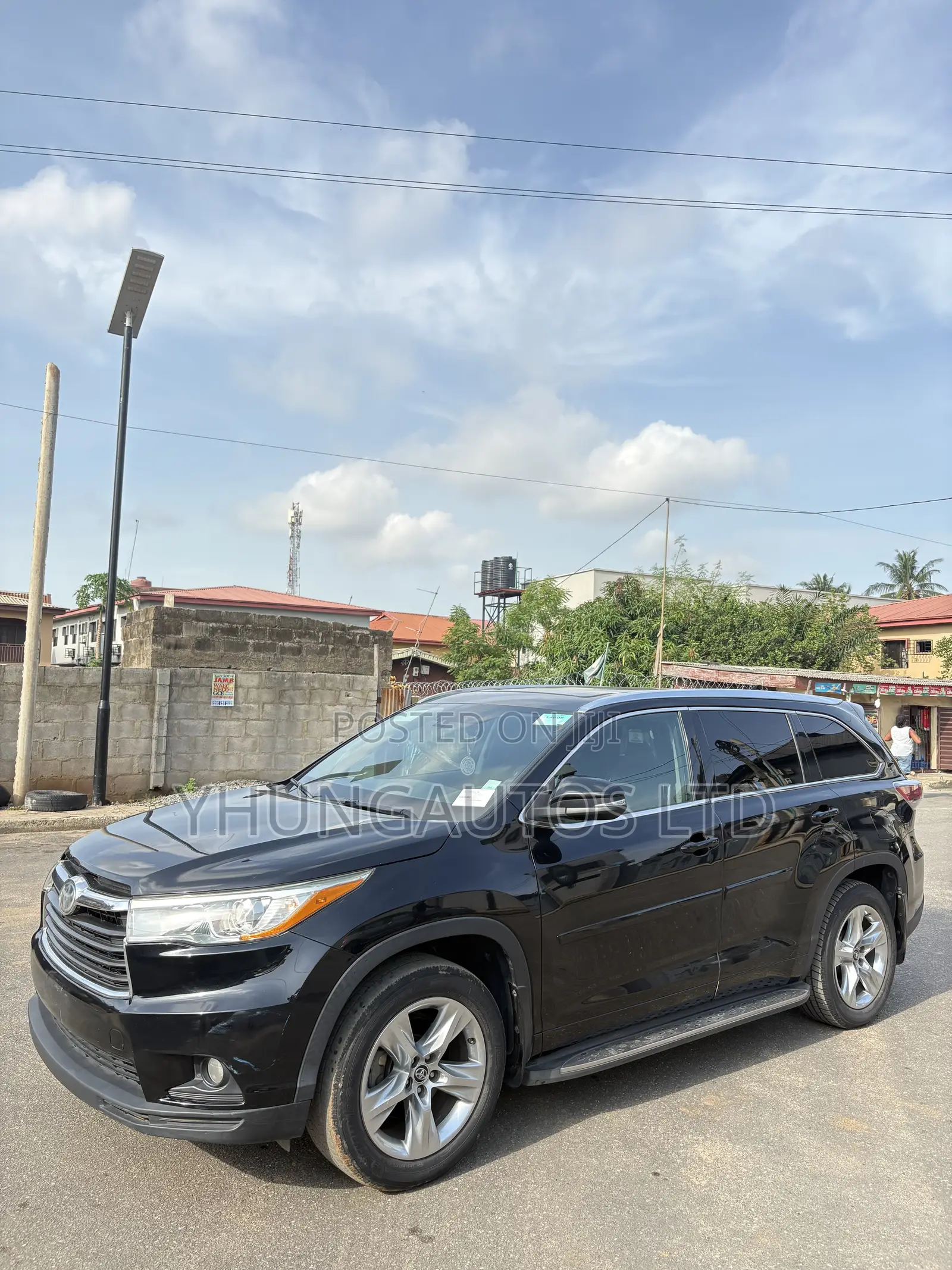 Toyota Highlander Limited V6 4x4 (3.5L 6cyl 6A) 2016 Black