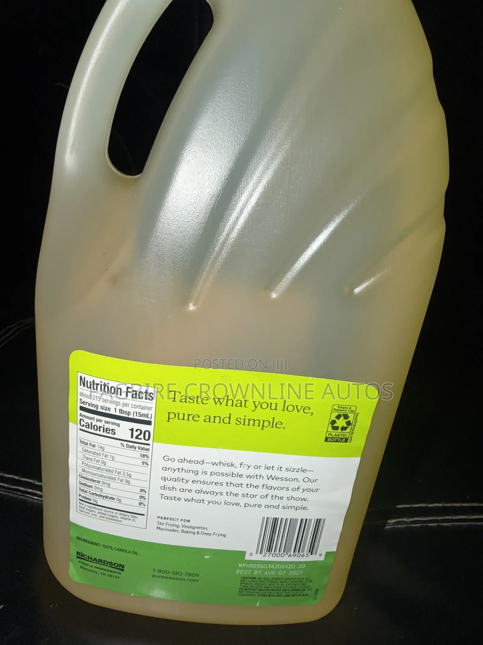 Wesson Canola Oil