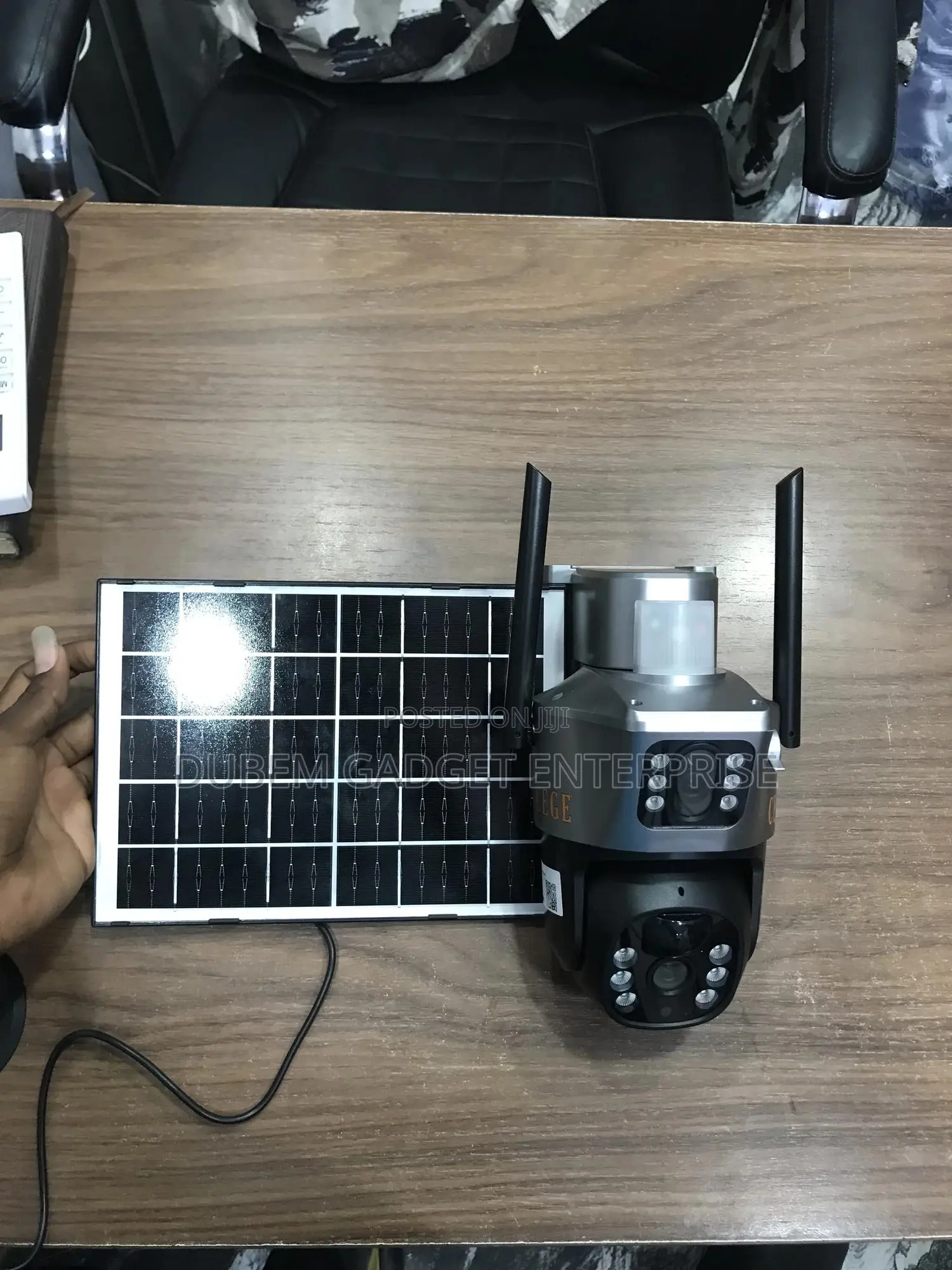V380 Dual Lens Solar Camera