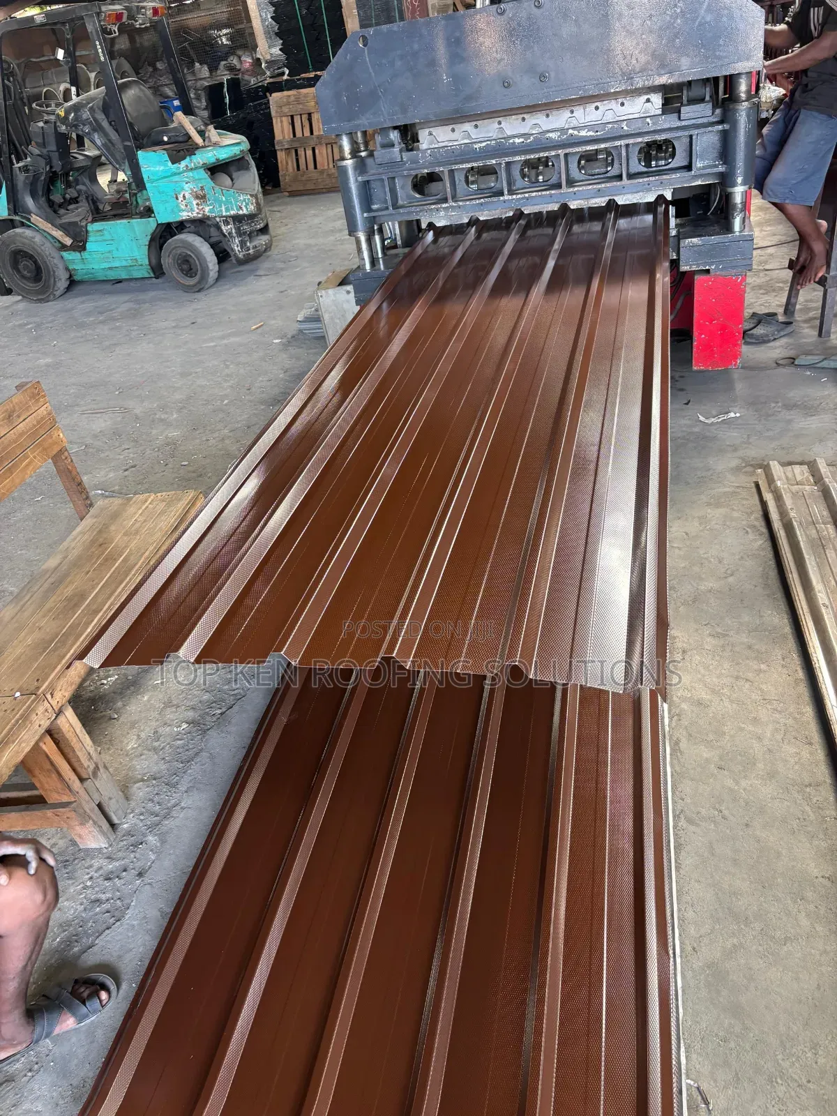 0.60 Nut Brown Longspan Aluminium Roofing Sheets