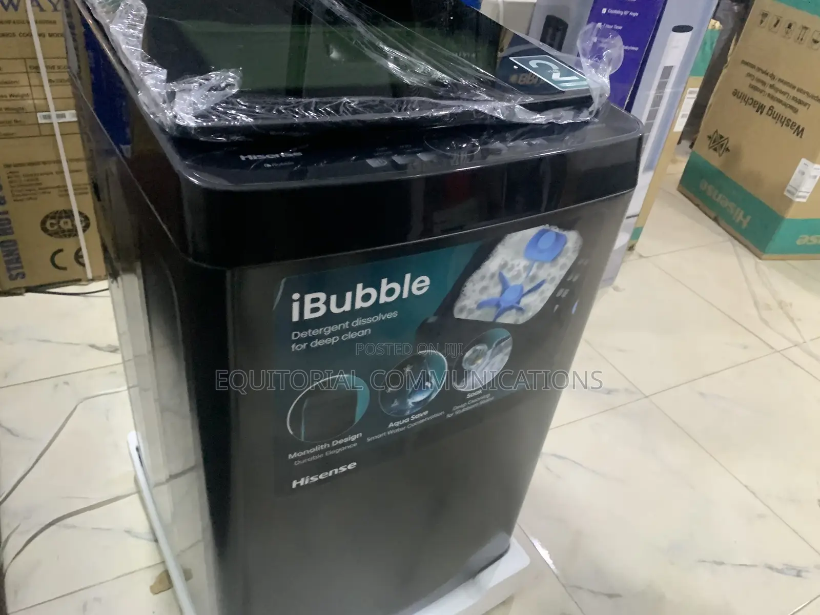 Hisense 11kg Premium Black Wt3k1123ub Automatic Washing Machine