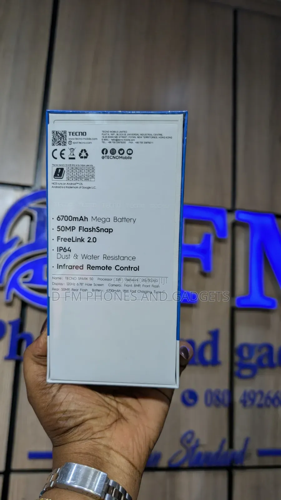New Tecno Spark 50 128 GB Purple