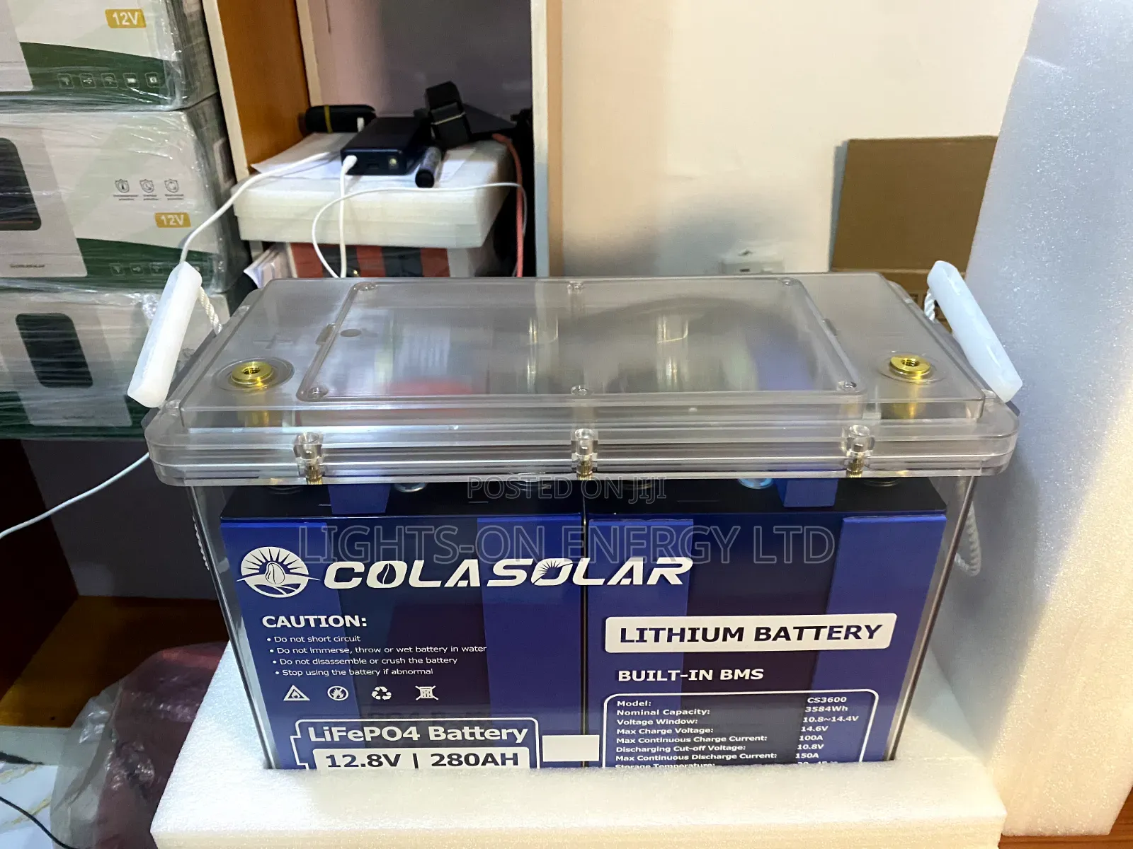 Colasolar Lithium Battery 3.6kwh