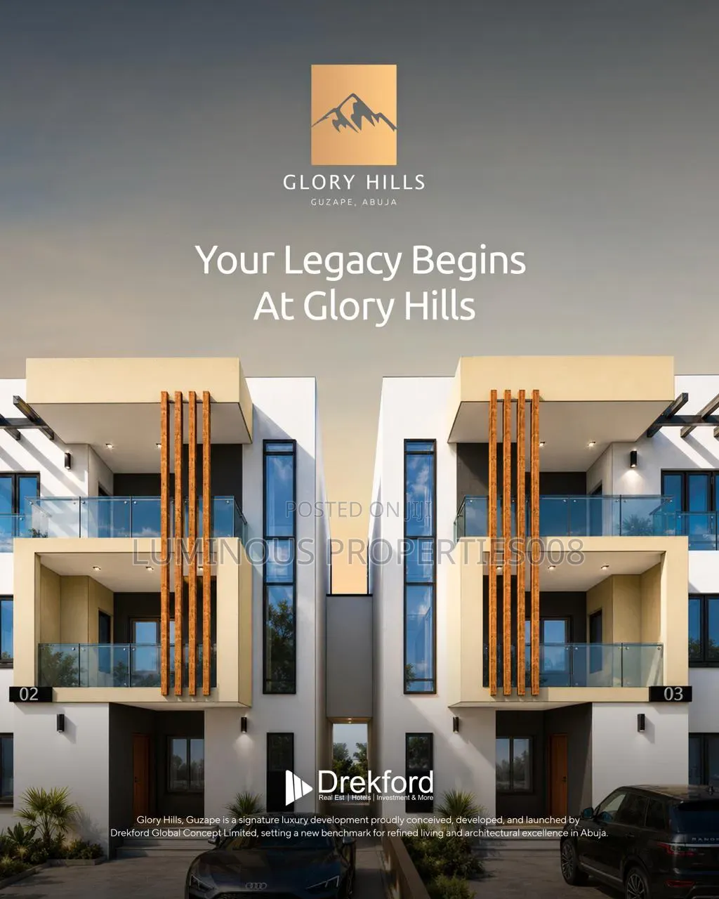 4bdrm Duplex in Glory Hills Guzape for sale