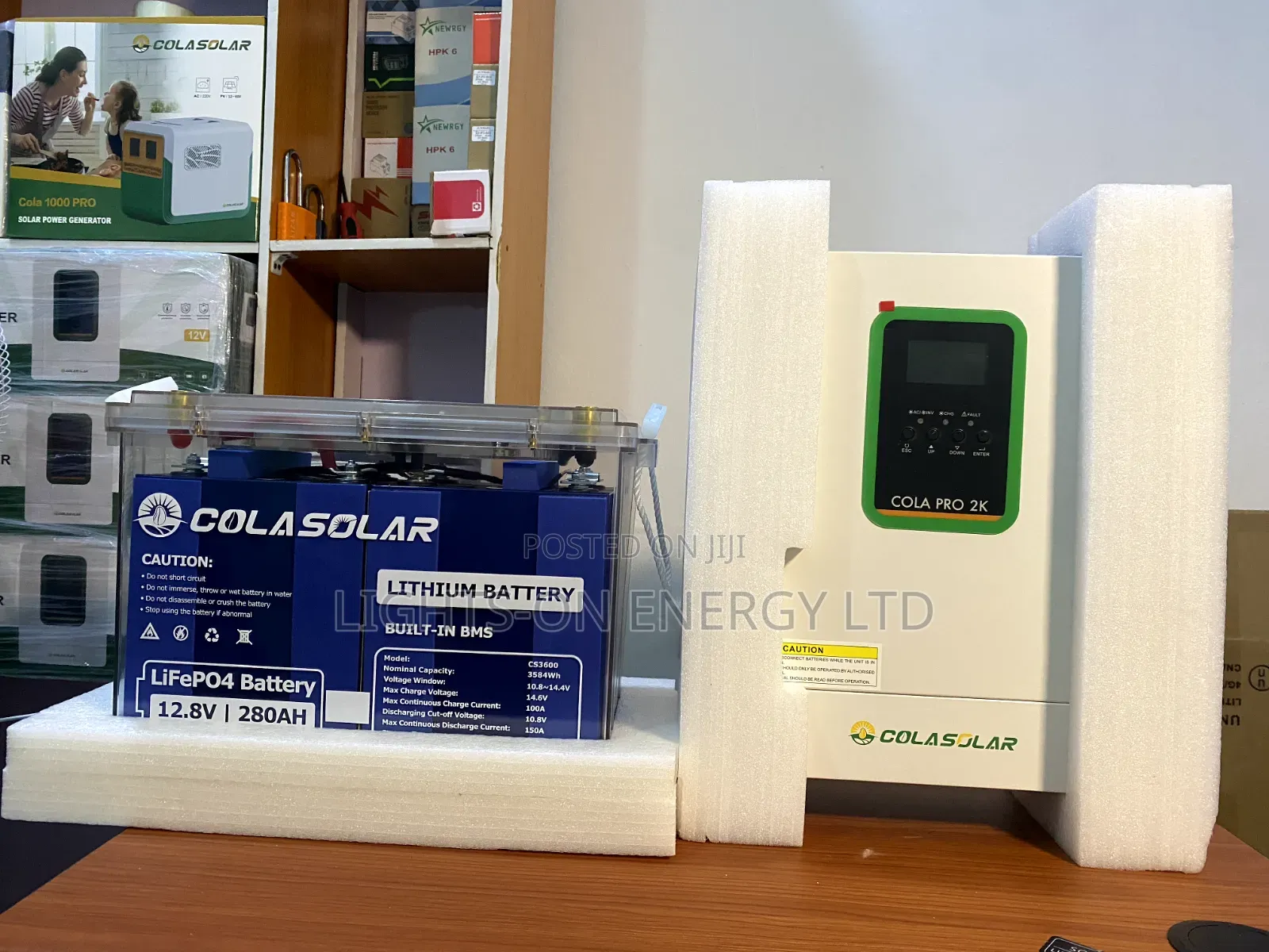 2kva Hybrid Inverter With 3.6kwh Lithium Battery