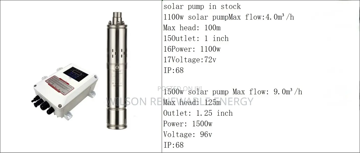 1.5hp Ac/Dc Solar Pump